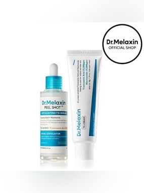Dr Melaxin BUNDLE Peel Shot Exfoliating TX-Serum & TX Cream New in Box